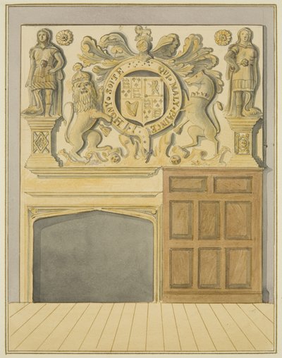 Chimenea en la casa del Sr. Barne, Counterslip de Thomas Leeson the Elder Rowbotham