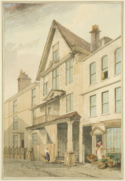 Casa en la Esquina de Broad Plain y Goat Alley de Thomas Leeson the Elder Rowbotham
