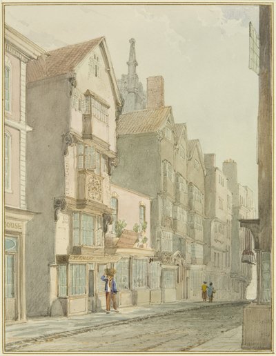 Mary-le-Port Street de Thomas Leeson the Elder Rowbotham
