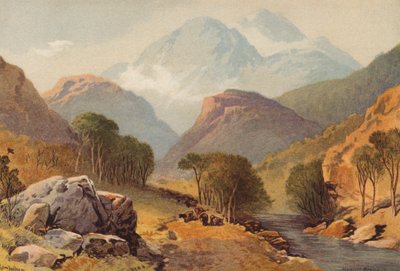 Escocia, Benvenue (litografia en color) de Thomas Leeson the Elder Rowbotham
