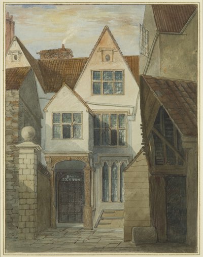Residencia del sacristán en Whitson Court, San James de Thomas Leeson the Elder Rowbotham
