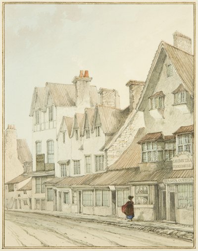 Lado Sur de la Calle West, sin la Puerta de Lawford de Thomas Leeson the Elder Rowbotham
