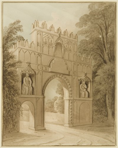 Lado sur de la puerta en Arno