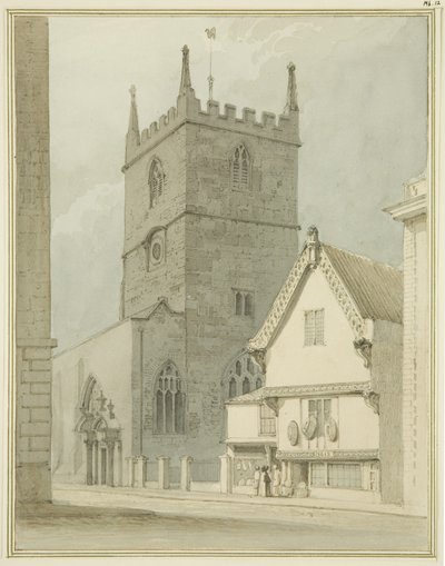 Iglesia de St Peter y la casa parroquial en St Peter
