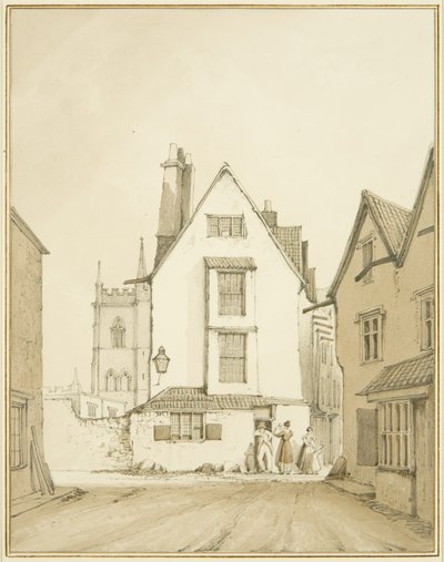 Iglesia de St Philip y Narrow Plain de Thomas Leeson the Elder Rowbotham