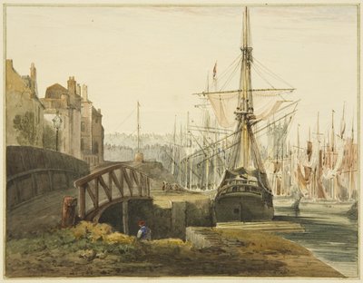 The Butts, cerca del muelle de Toms (Tombs) de Thomas Leeson the Elder Rowbotham