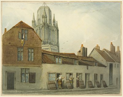 El lado sur de Pile Street de Thomas Leeson the Elder Rowbotham