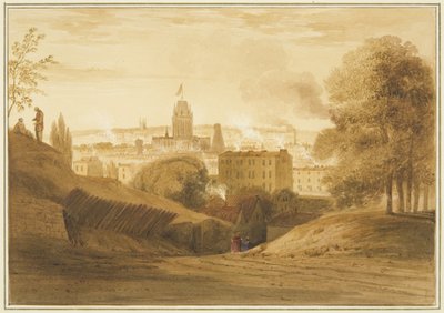 Vista desde Bath Road, cerca de los Pozos, Totterdown de Thomas Leeson the Elder Rowbotham