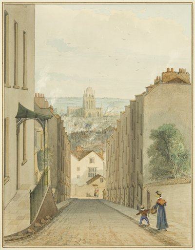 Vista desde la cima de Lodge Street de Thomas Leeson the Elder Rowbotham