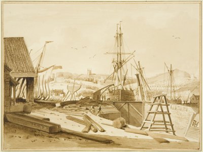 Muelle de Western Wapping de Thomas Leeson the Elder Rowbotham