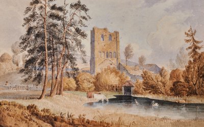 Great Buckland y la Torre de San Leonardo, West Malling de Thomas Light Merritt