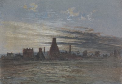 Oast House al atardecer de Thomas Lindsay