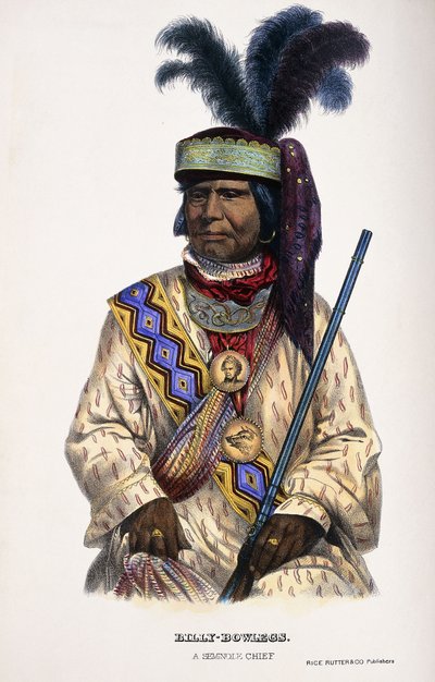 Billy-Bowlegs, un jefe seminola, 1899 de Thomas Loraine McKenney