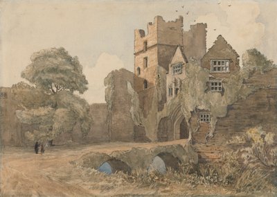 La Torre del Homenaje y la Puerta, Castillo de Ludlow, Shropshire de Thomas Lound