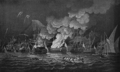 La Defensa de Gibraltar, c1785 de Thomas Luny