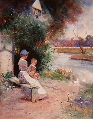 Observando patos de Thomas Mackay
