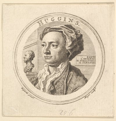Retrato de William Huggins, traductor de Ariosto de Thomas Major