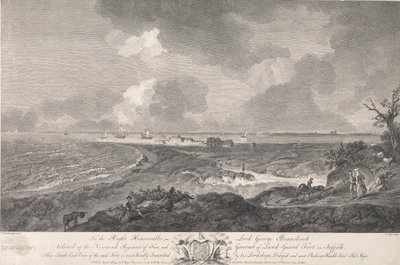 Vista sureste del fuerte de tLand-Guard, en Suffolk de Thomas Major