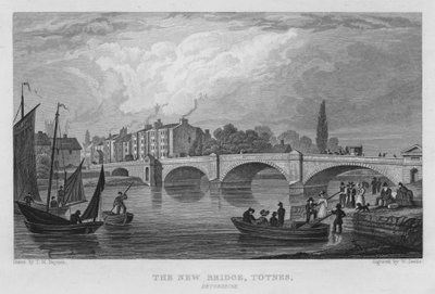 El Puente Nuevo, Totnes, Devonshire de Thomas Mann (after) Baynes