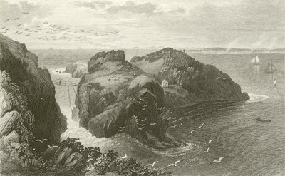 Carrick A Rede, Costa de Antrim, Irlanda de Thomas Mann Baynes