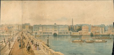 Panorama del Río Támesis, Lado Norte, en 13 partes de Thomas Mann Baynes