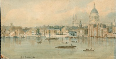 Panorama del río Támesis, lado norte, en 13 partes de Thomas Mann Baynes