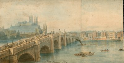 Panorama del Río Támesis, Lado Norte, en 13 partes de Thomas Mann Baynes