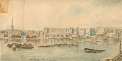 Panorama del río Támesis, lado norte, en 13 partes de Thomas Mann Baynes