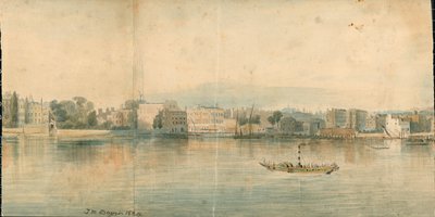 Panorama del río Támesis, lado norte, en 13 partes de Thomas Mann Baynes