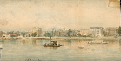 Panorama del río Támesis, lado norte, en 13 partes de Thomas Mann Baynes