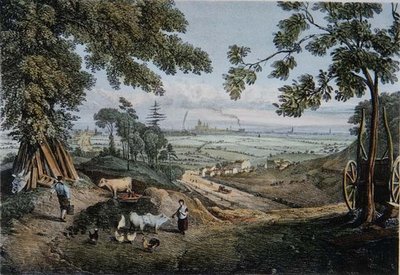 Vista desde las laderas del Arco de Highgate de Thomas Mann Baynes
