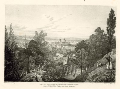 Vista de Greenwich desde Blackheath Point, Londres de Thomas Mann Baynes