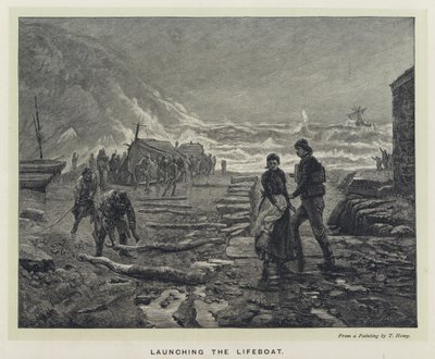 Lanzamiento del bote salvavidas de Thomas Marie Madawaska Hemy