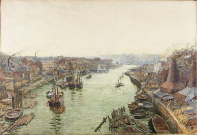 Sunderland, muelle de Holmes de Thomas Marie Madawaska Hemy