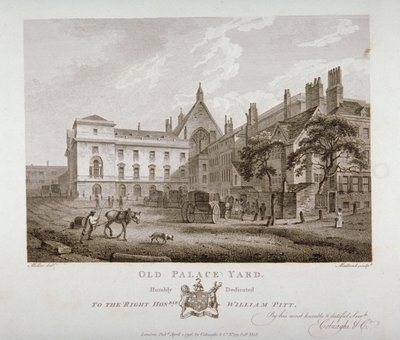 Old Palace Yard, Westminster, Londres de Thomas Medland