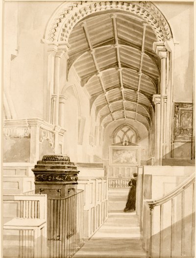 Iglesia de San Andrés (Interior) de Thomas Miles Richardson