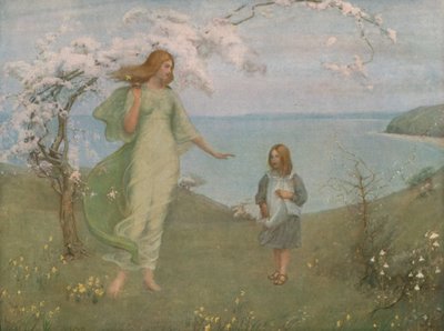 Una visión de primavera, 1901, c. 1930 de Thomas Millie Dow