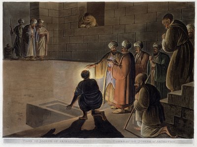 Tumba de José de Arimatea (Arimatea). En "Vistas en Egipto" de Thomas Milton