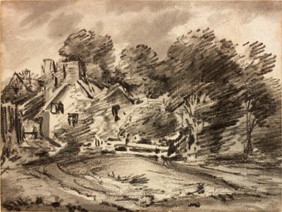 Paisaje con Cabaña de Thomas Monro