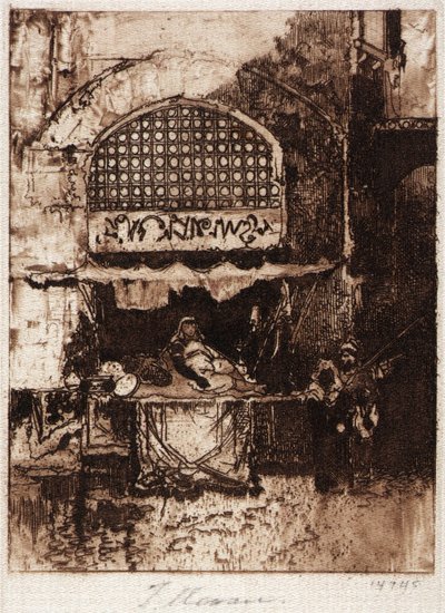 Un bazar de Thomas Moran