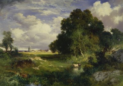 Un día de verano, East Hampton, Long Island de Thomas Moran