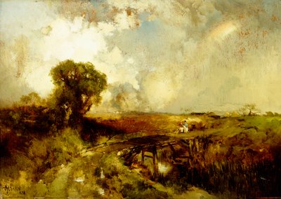 Una ducha de verano de Thomas Moran