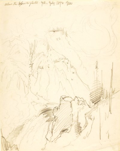 Sobre el Salto Inferior, Yellowstone de Thomas Moran