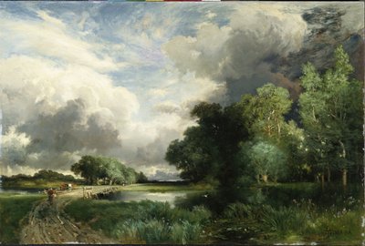 Nubes de Tormenta Aproximándose de Thomas Moran