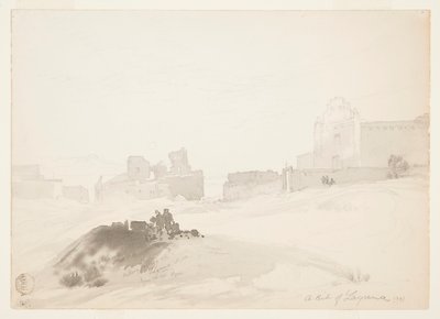 Cocción de cerámica en Laguna, Nuevo México de Thomas Moran