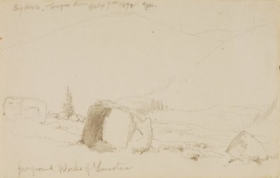 Big Horn, río Tongue de Thomas Moran