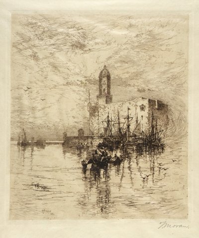 Castillo de San Juan de Vlua, Vera Cruz de Thomas Moran