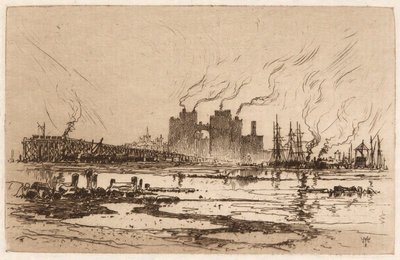 Communipaw, Nueva Jersey de Thomas Moran