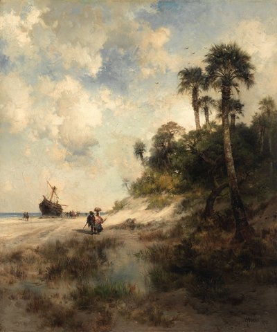 isla fuerte george, florida de Thomas Moran