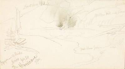 Geyser en Hillside, Norris, el Huracán de Thomas Moran